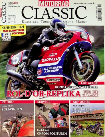 Motorrad Classic 05/2011 Motorrad Classic 05/2011